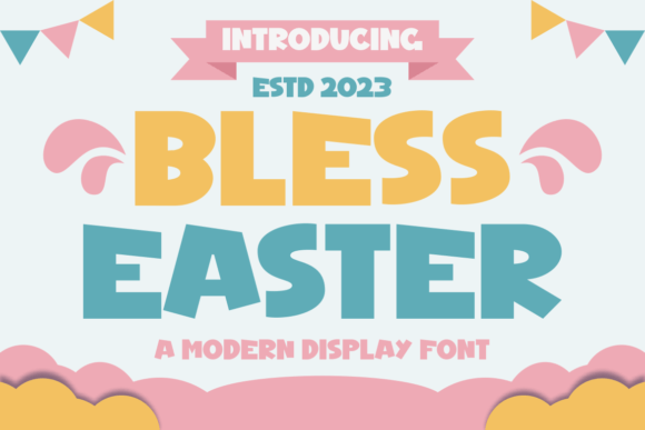 A Detailed Look at the Festive Bless Easter Display Font