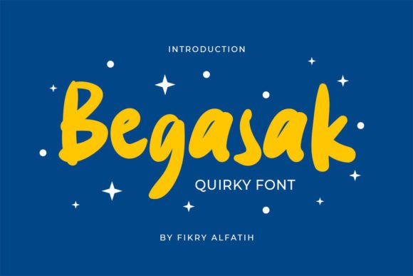 Begasak: The Hand-Drawn Font for Warm, Authentic Brands