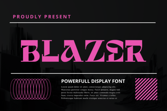 Blazer Font: A Modern Display Typeface for Editorial Design