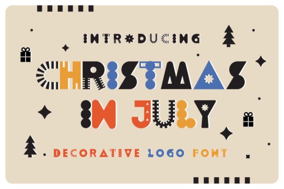 Christmas in July Font for Bold Digital Branding