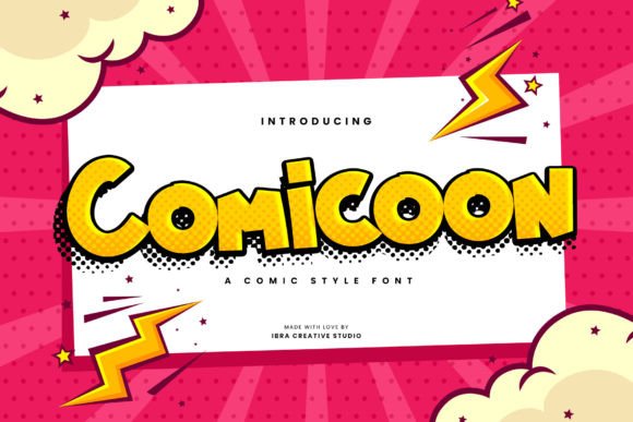 Comicoon Font: Playful Comic Display Fonts for Crafters