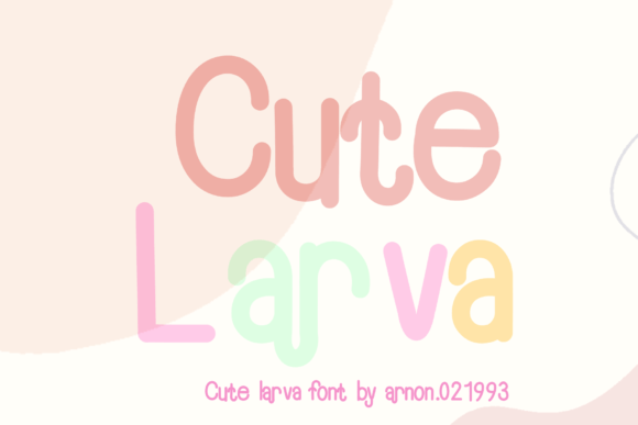 Cute Larva: A Friendly Display Font for Warm Editorial Moments