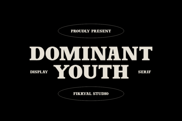Dominant Youth Display Font for Bold Handmade Branding