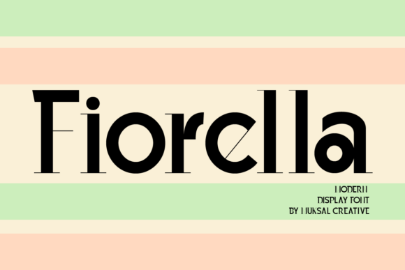 Fiorella Modern Display Font for Polished Digital Branding