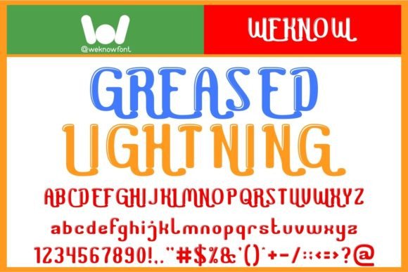 Greased Lightning Font for Bold, Memorable Branding