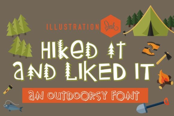 Hiked It and Liked It: The Ultimate Hand-Crafted Display Font