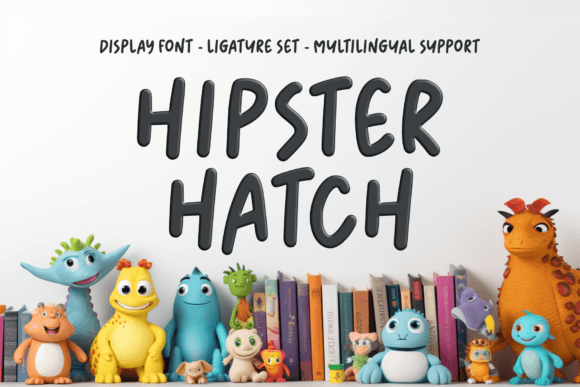 Hipster Hatch: A Quirky Display Font for Creative Branding