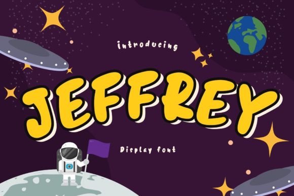 Jeffrey Font: A Playful Display Typeface for Authentic Branding