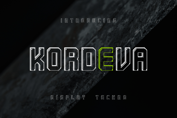 Kordeva: A Display Font for Building Strong Brand Visuals