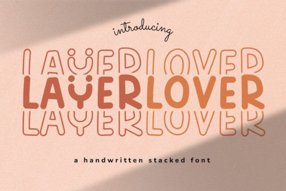 Layerlover: A Lovely Display Font for Marketing Campaigns