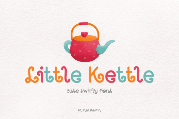 Little Kettle Display Font for Playful Digital Branding