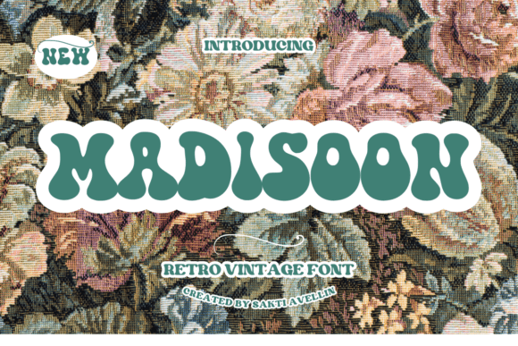 Madisoon: A Playful Retro Display Font for Digital Branding