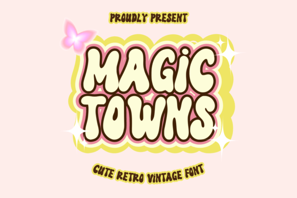 Magic Towns Font for Playful, Vintage Branding