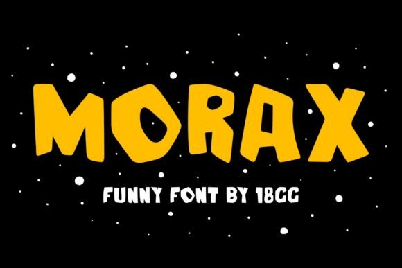 Morax: A Bold, Stone-Inspired Display Font