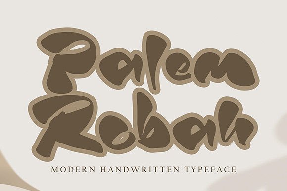 Palem Robah: A Quirky Display Font for Thoughtful Editorial Design