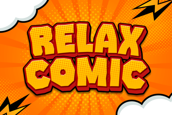 Relax Comic: A Display Font That Sets the Tone