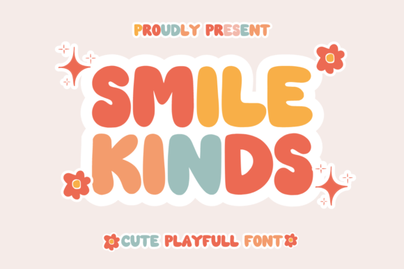 Smile Kinds Font: A Playful, Cheery Display Font for Small Business Branding