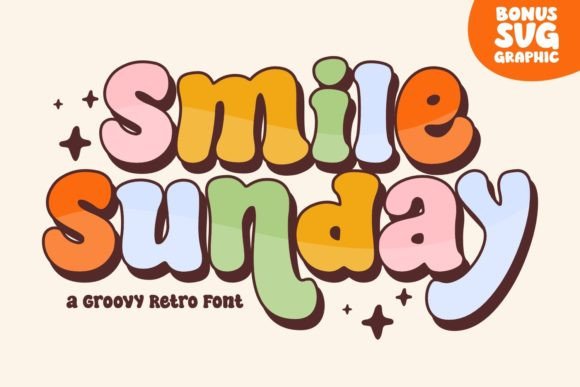 Smile Sunday: A Retro Display Font for Joyful Web Design