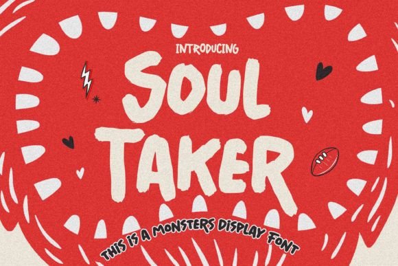 Soul Taker: The Display Font Your Hero Headlines Need