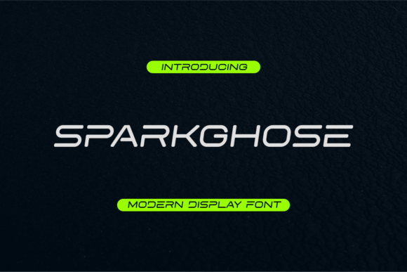 Sparkghose: A Modern Whimsical Display Font for Editorial Magic