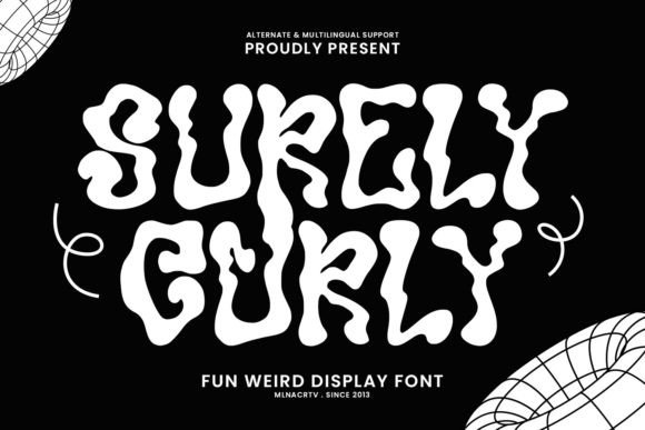 Surely Curly: A Designer Font for Makers and Small Businesses