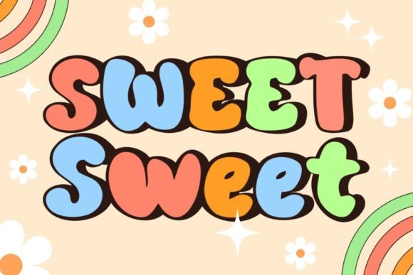 Sweet Sweet Font for Whimsical Brand Identity Design