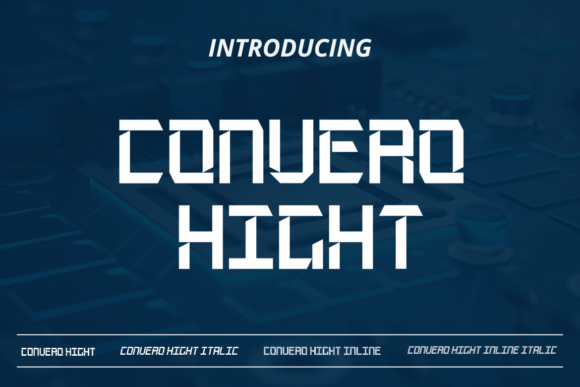 Testing Convero Hight: A Techno Display Font for Modern Websites