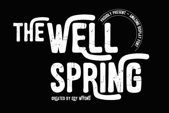 The Wellspring Font: A Versatile Display Typeface for Brands and Creatives