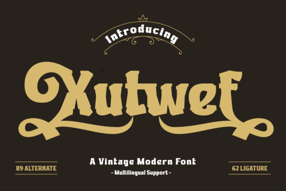 Xutwef: A Superhero-Style Font for Editorial Punch