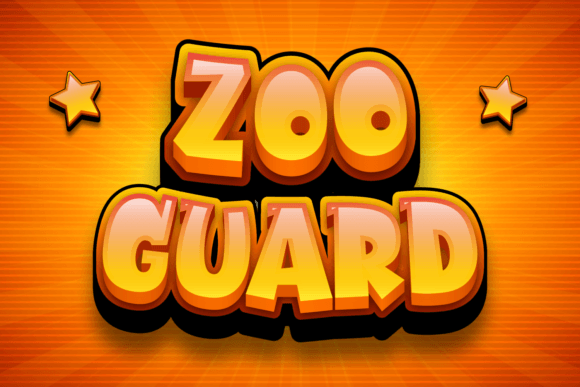 Zoo Guard Font: A Playful Display Typeface for Digital Designers